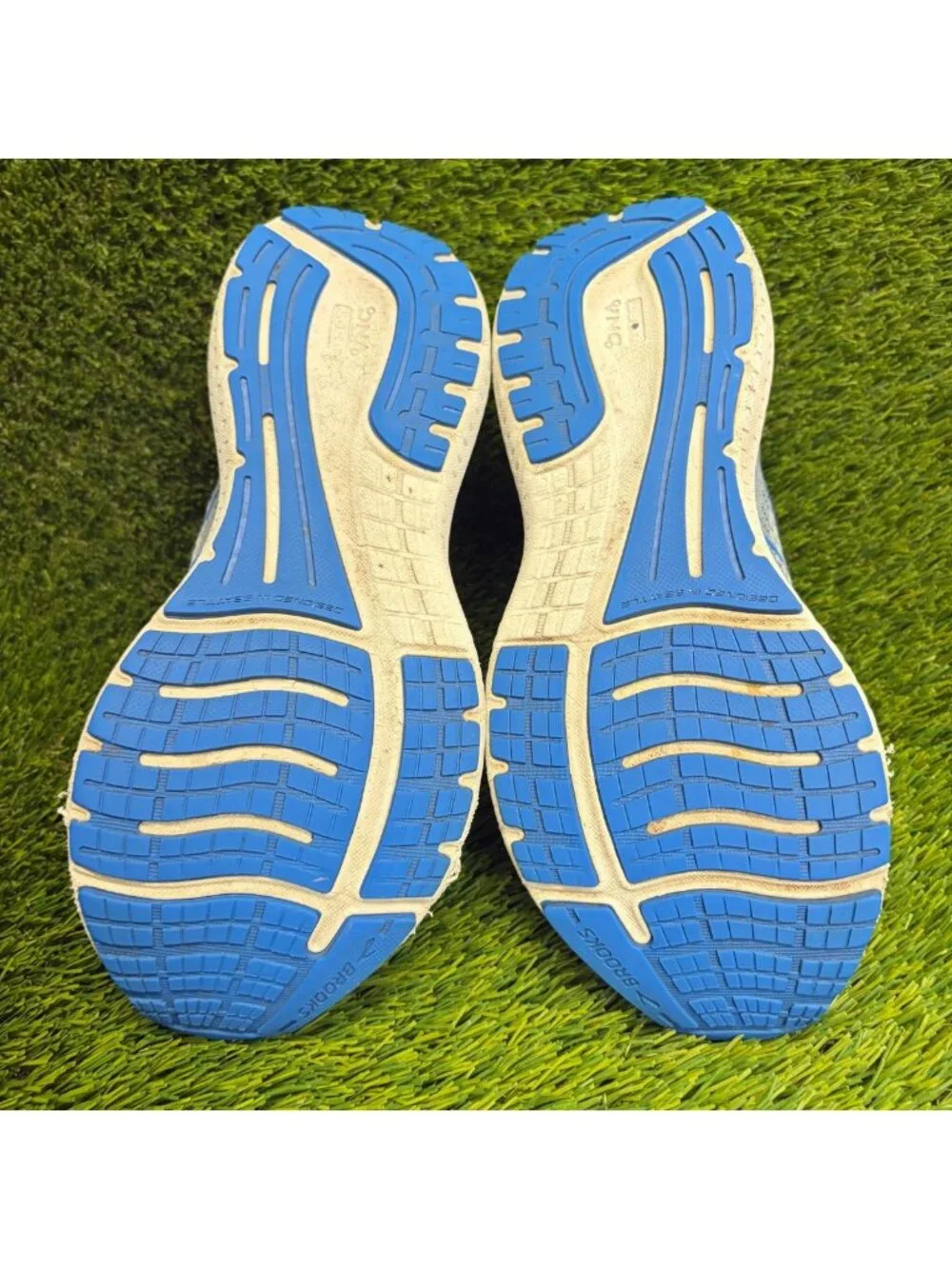Brooks Glycerin 19 Mens Size 8EE Gray Blue Athletic Running Shoes Sneakers